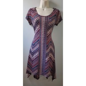 Printed fit and flare summer dress